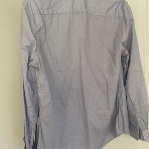 H&M size M dress shirt blue/white